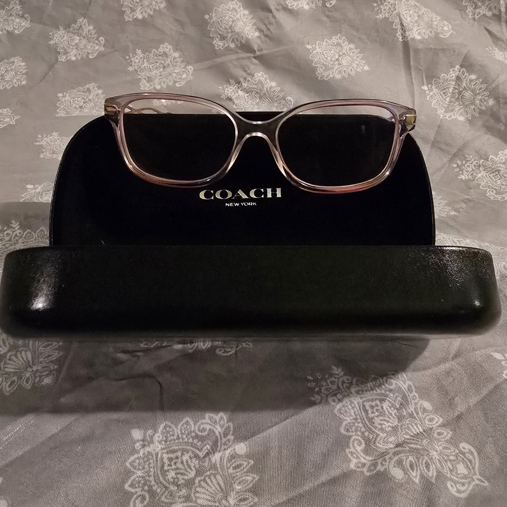 Coach Women's Pink Glasses